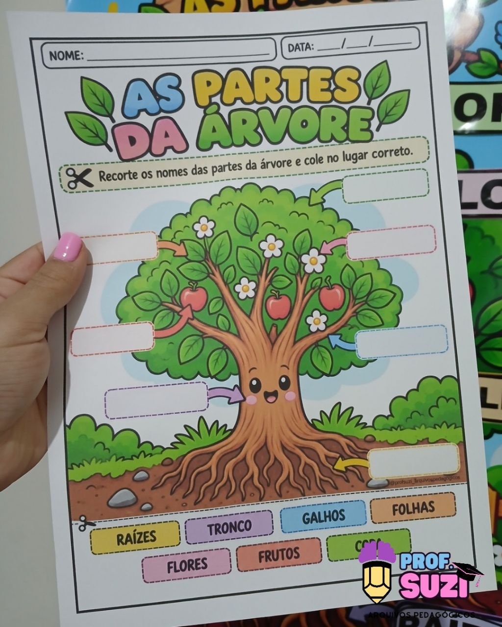 As Partes da Árvore – Cartaz Interativo - Imagem 3