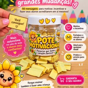 Pote Motivacional – Palavras que Florescem