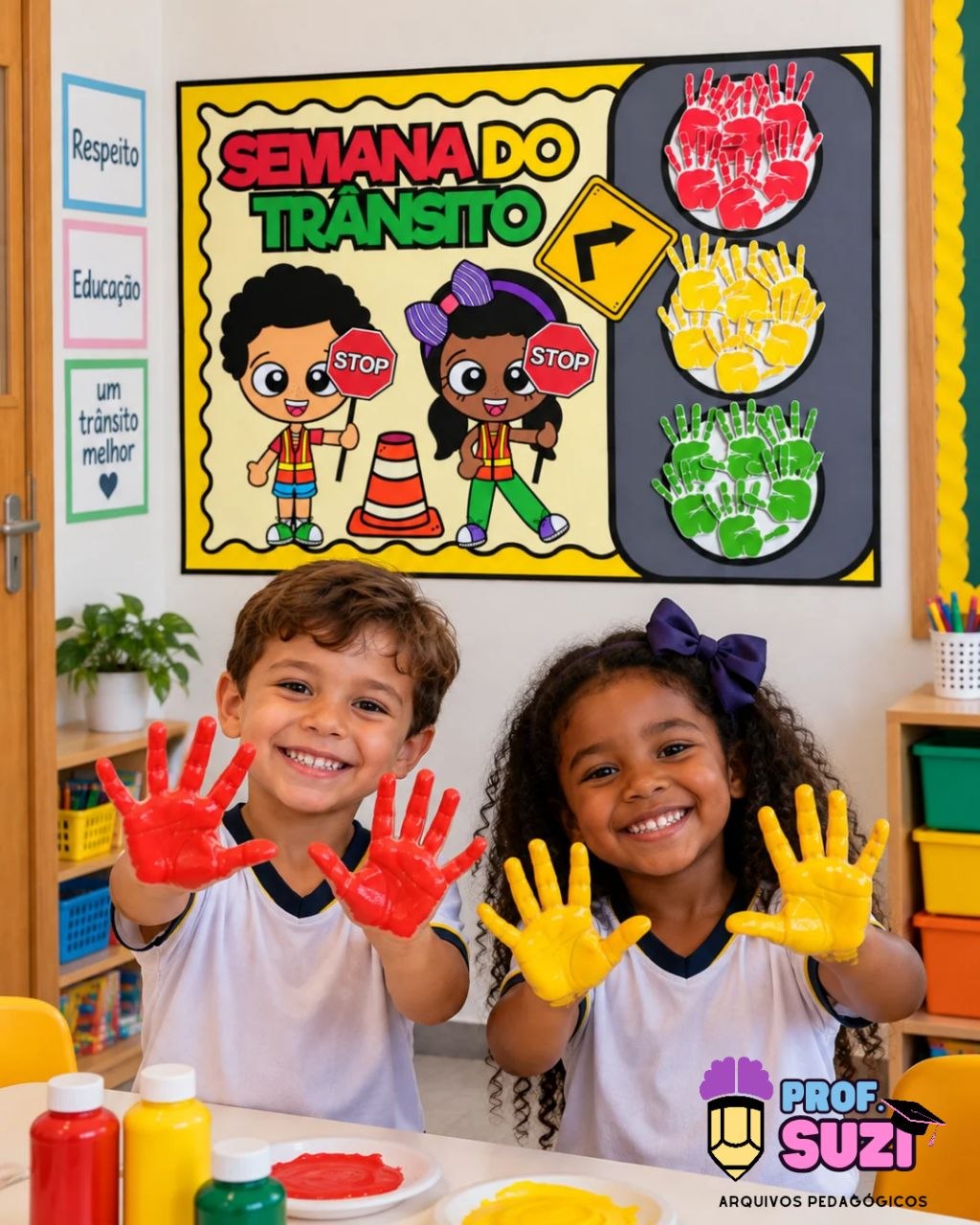 Cartaz Colaborativo Semana do Trânsito – Educação Infantil