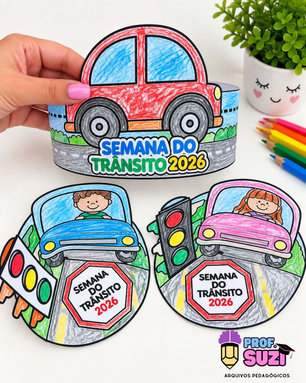 Atividades Interativas para Colorir – Semana do Trânsito | Educação Infantil