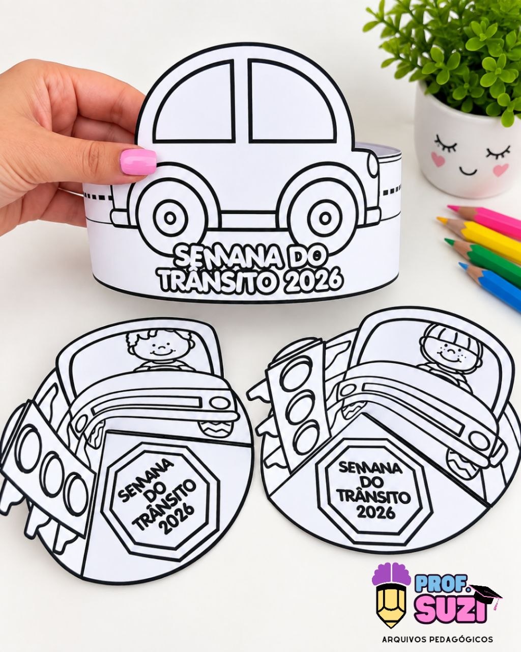 Atividades Interativas para Colorir – Semana do Trânsito | Educação Infantil - Imagem 4