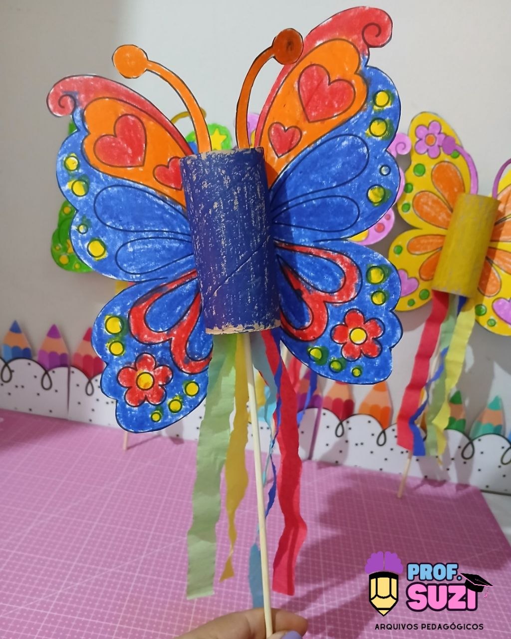 BORBOLETA DE PRIMAVERA – MOLDE PARA MONTAR - Imagem 3