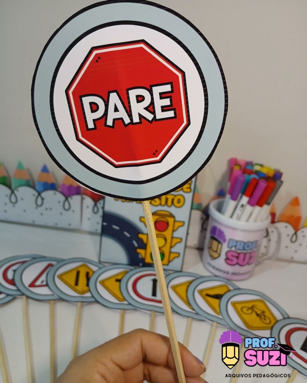 Sacola das Placas de Trânsito: Recurso Lúdico para Educação Infantil - Imagem 8