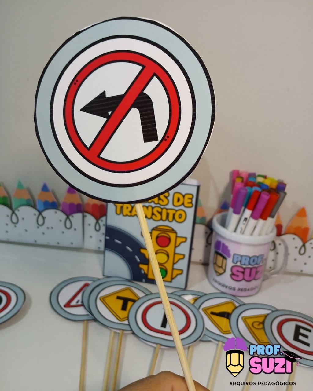 Sacola das Placas de Trânsito: Recurso Lúdico para Educação Infantil - Imagem 7