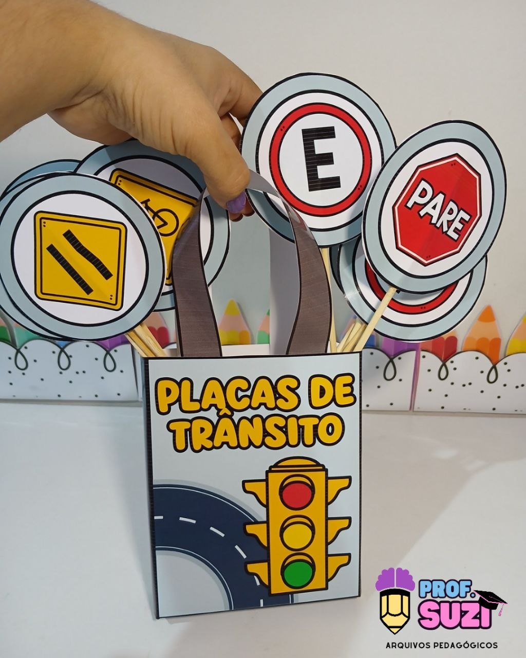 Sacola das Placas de Trânsito: Recurso Lúdico para Educação Infantil - Imagem 6