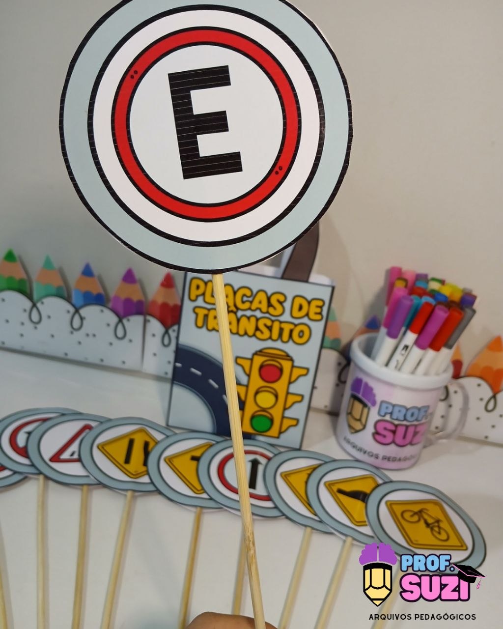 Sacola das Placas de Trânsito: Recurso Lúdico para Educação Infantil - Imagem 4