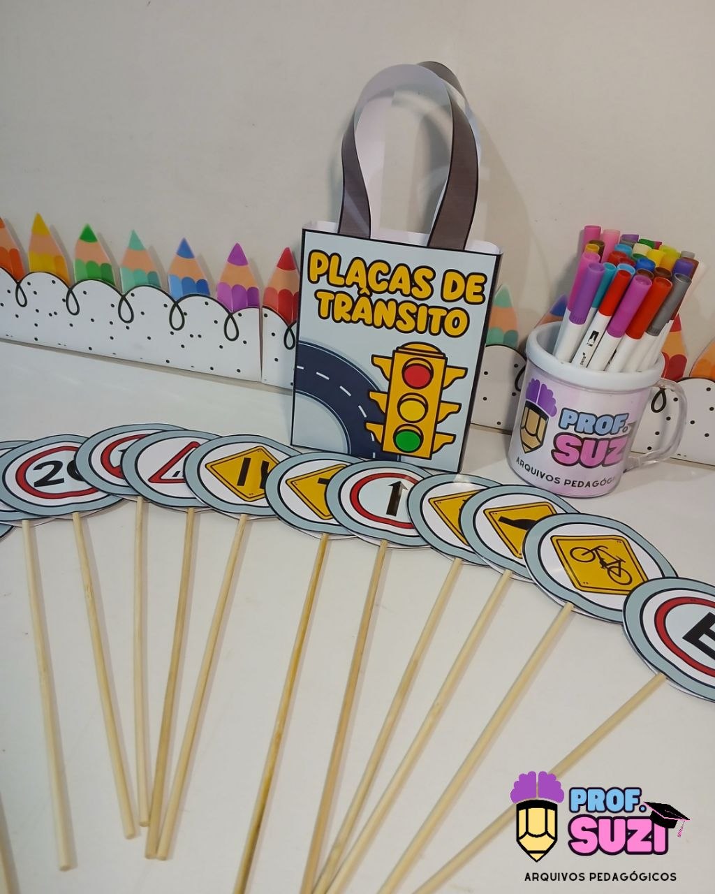 Sacola das Placas de Trânsito: Recurso Lúdico para Educação Infantil - Imagem 2