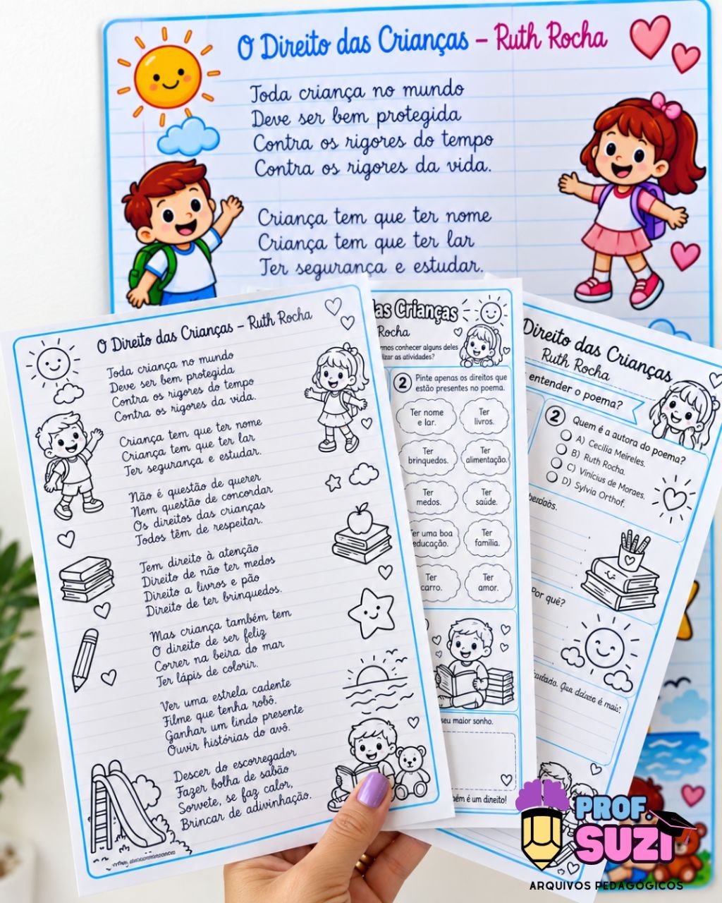 Painel O Direito das Crianças – Poema de Ruth Rocha + Atividades | Educação Infantil - Imagem 6