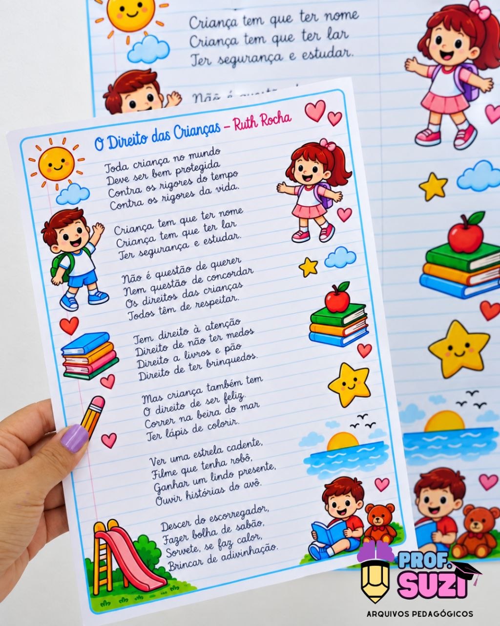 Painel O Direito das Crianças – Poema de Ruth Rocha + Atividades | Educação Infantil - Imagem 4