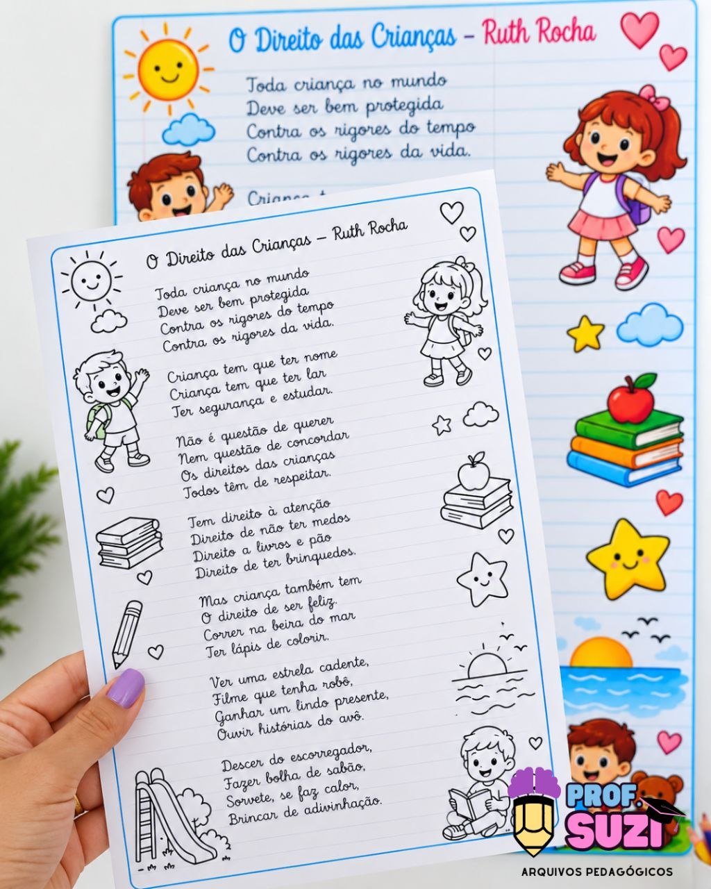 Painel O Direito das Crianças – Poema de Ruth Rocha + Atividades | Educação Infantil - Imagem 7