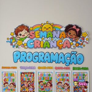 Painel Semana da Criança – Programação Especial | Educação Infantil