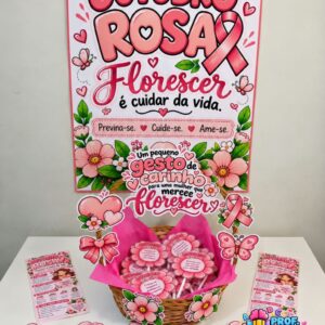 KIT OUTUBRO ROSA — FLORESCER É CUIDAR DA VIDA