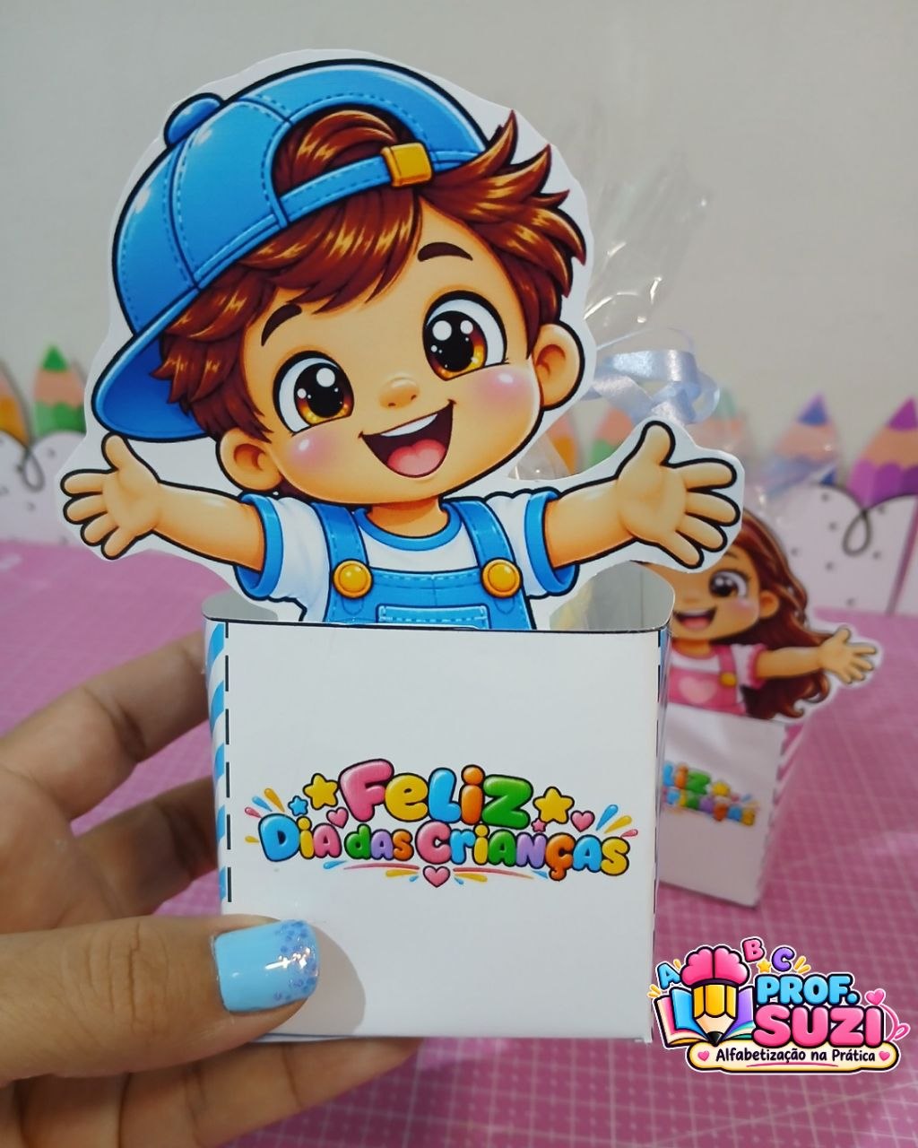 Caixinha Porta-Doces Feliz Dia das Crianças - Imagem 4