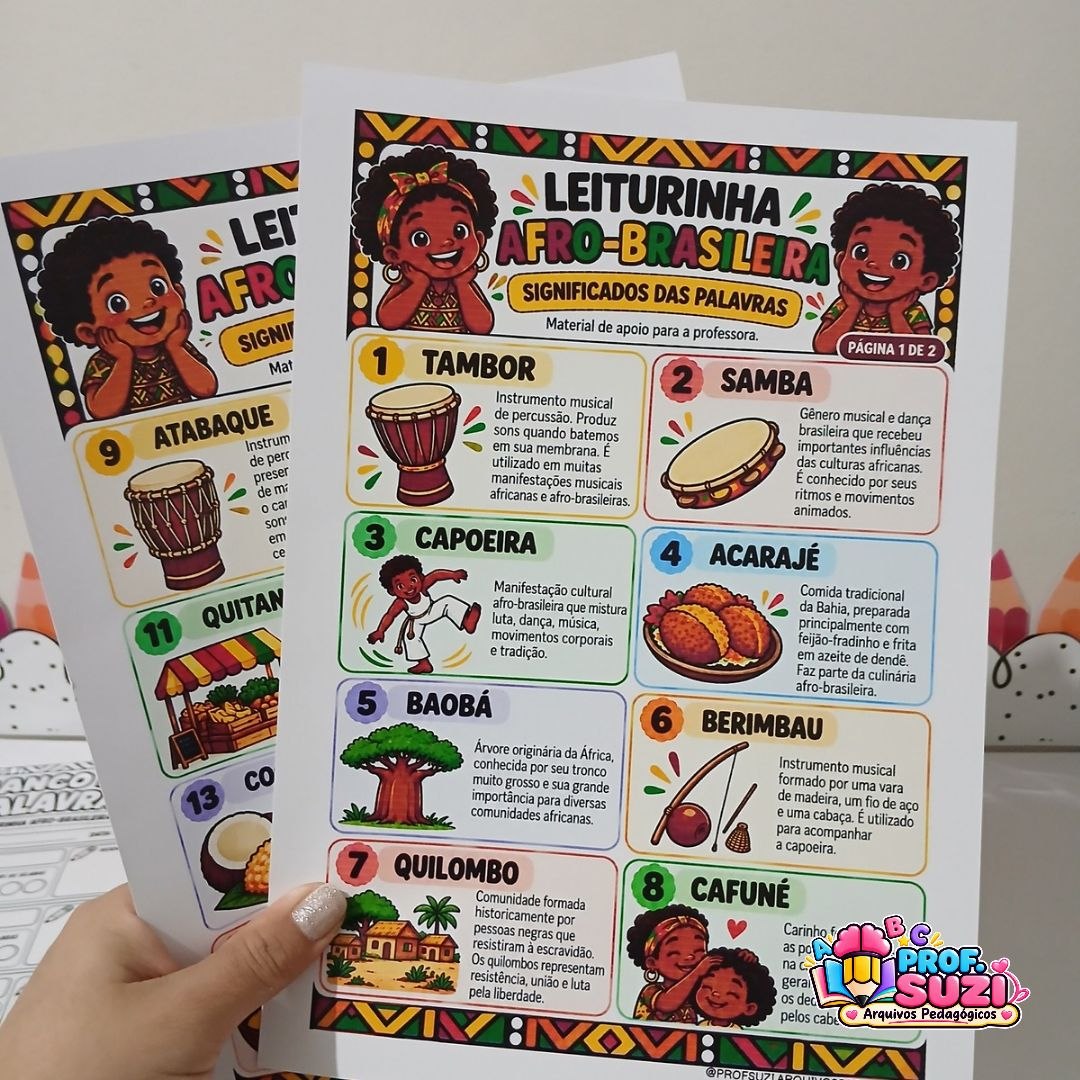 Leiturinha Afro-Brasileira – Atividade de Alfabetização e Consciência Negra - Imagem 10