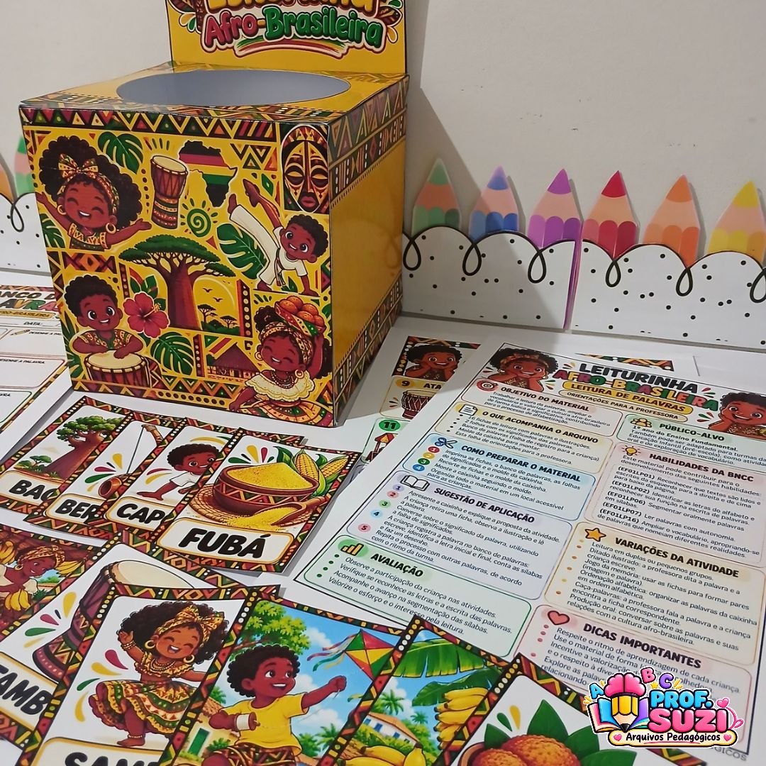 Leiturinha Afro-Brasileira – Atividade de Alfabetização e Consciência Negra - Imagem 4