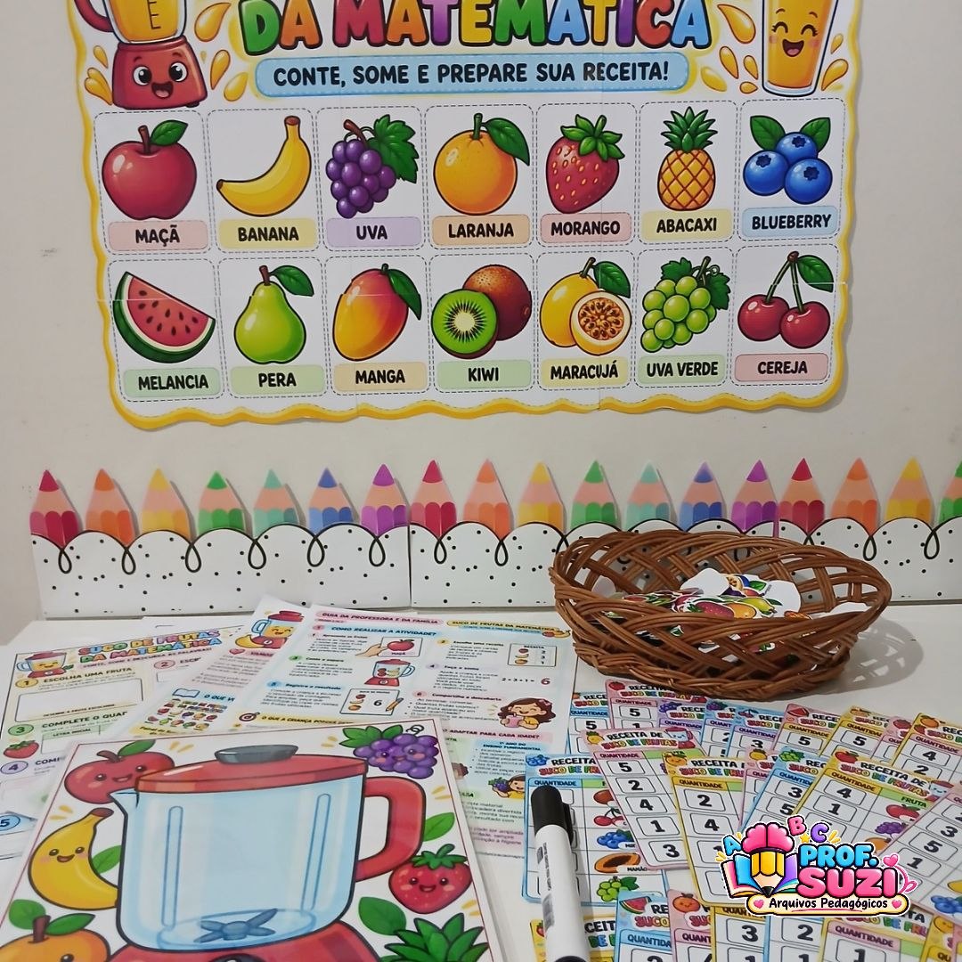 Suco de Frutas da Matemática – Recurso Pedagógico Interativo para Aprender Brincando - Imagem 2