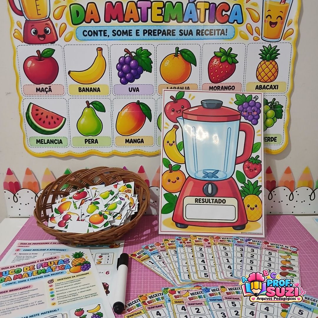 Suco de Frutas da Matemática – Recurso Pedagógico Interativo para Aprender Brincando