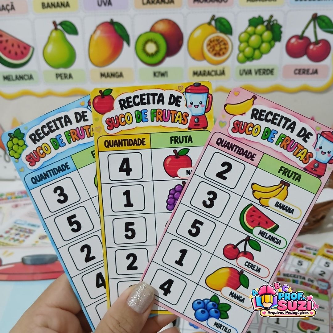 Suco de Frutas da Matemática – Recurso Pedagógico Interativo para Aprender Brincando - Imagem 4