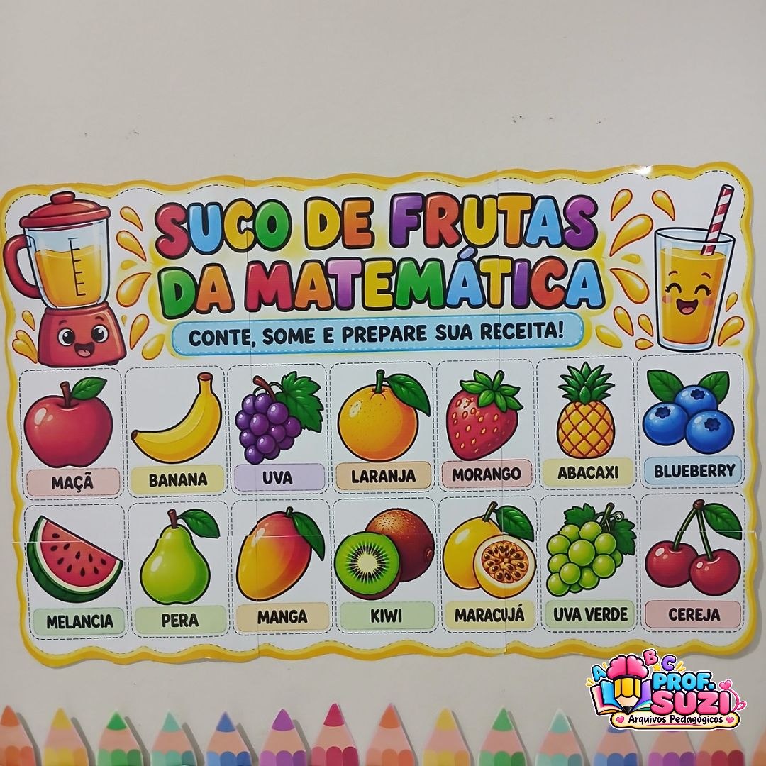 Suco de Frutas da Matemática – Recurso Pedagógico Interativo para Aprender Brincando - Imagem 3